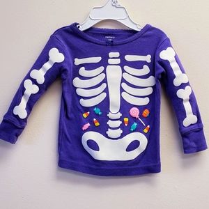 CARTER'S HALLOWEEN TOP GIRL 12 MONTHS